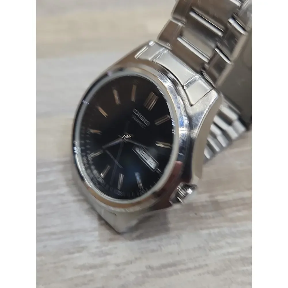 CASIO CLASSIC QUARTZ, 39MM, BLACK DIAL, Day/Date